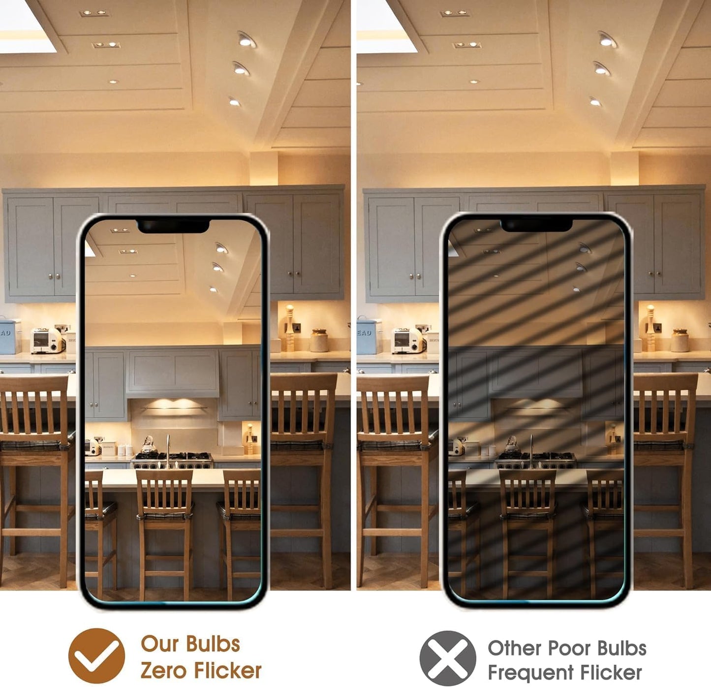 Bombillas 6 pza halógeno de cuello largo 39 W, 120 V, 400 lm Nioclerce PAR30