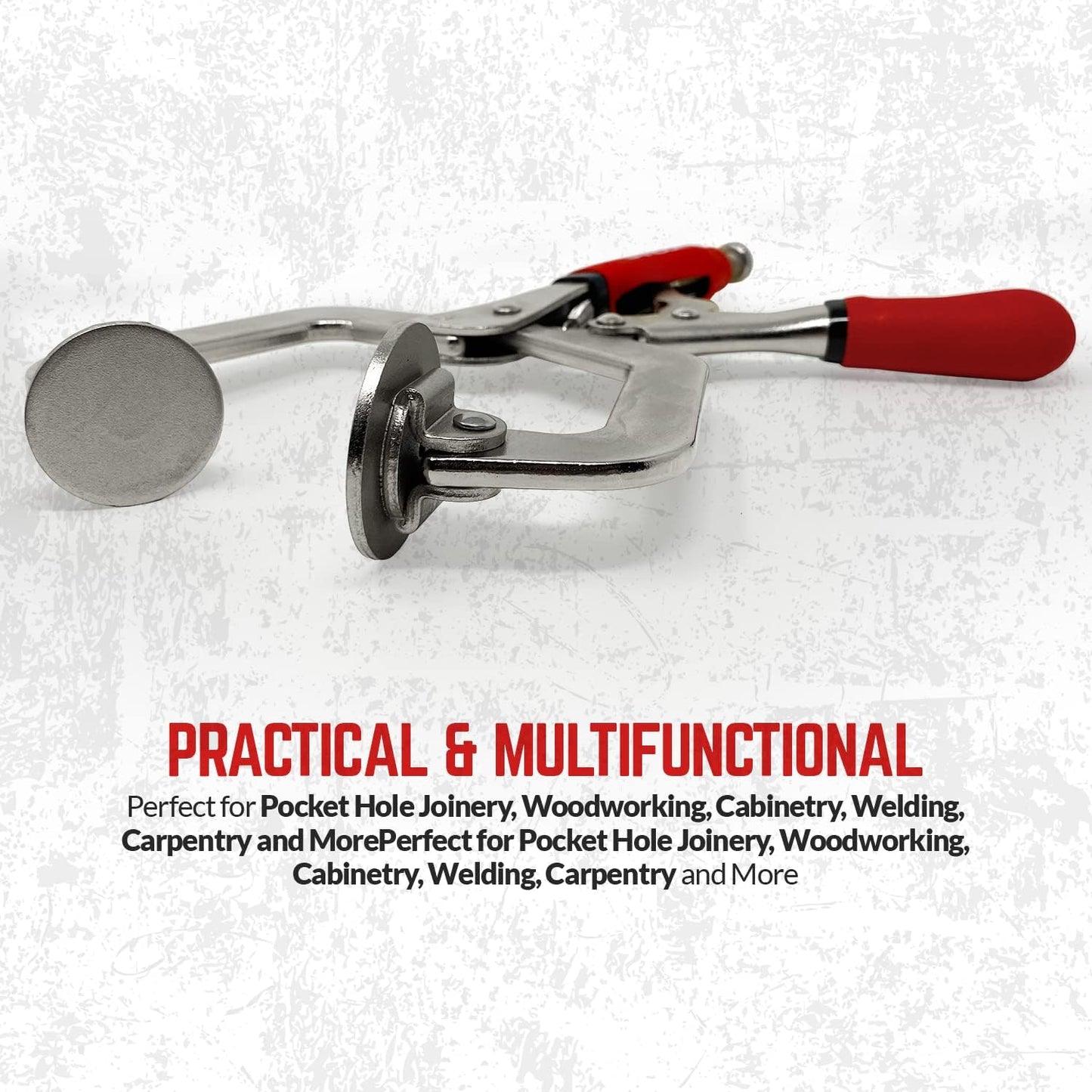 Abrazaderas de metal de 7.62 cm para carpintería, tipo C.(USADAS)