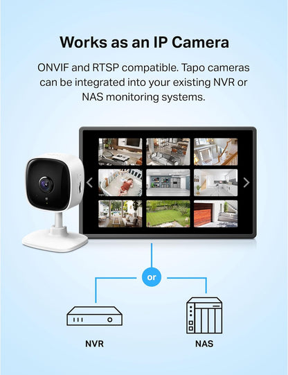 Camara WiFi TP-Link Tapo C100 1080p Vision Nocturna