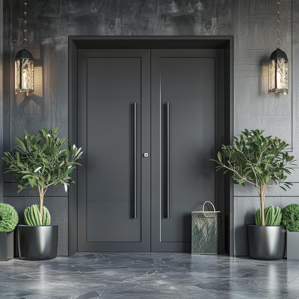 TOGU Manija de puerta de acero inoxidable, 36", Mate.