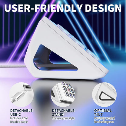 Teclado personalizable, para Apps, modos de juego, Ajazz-Nacode.