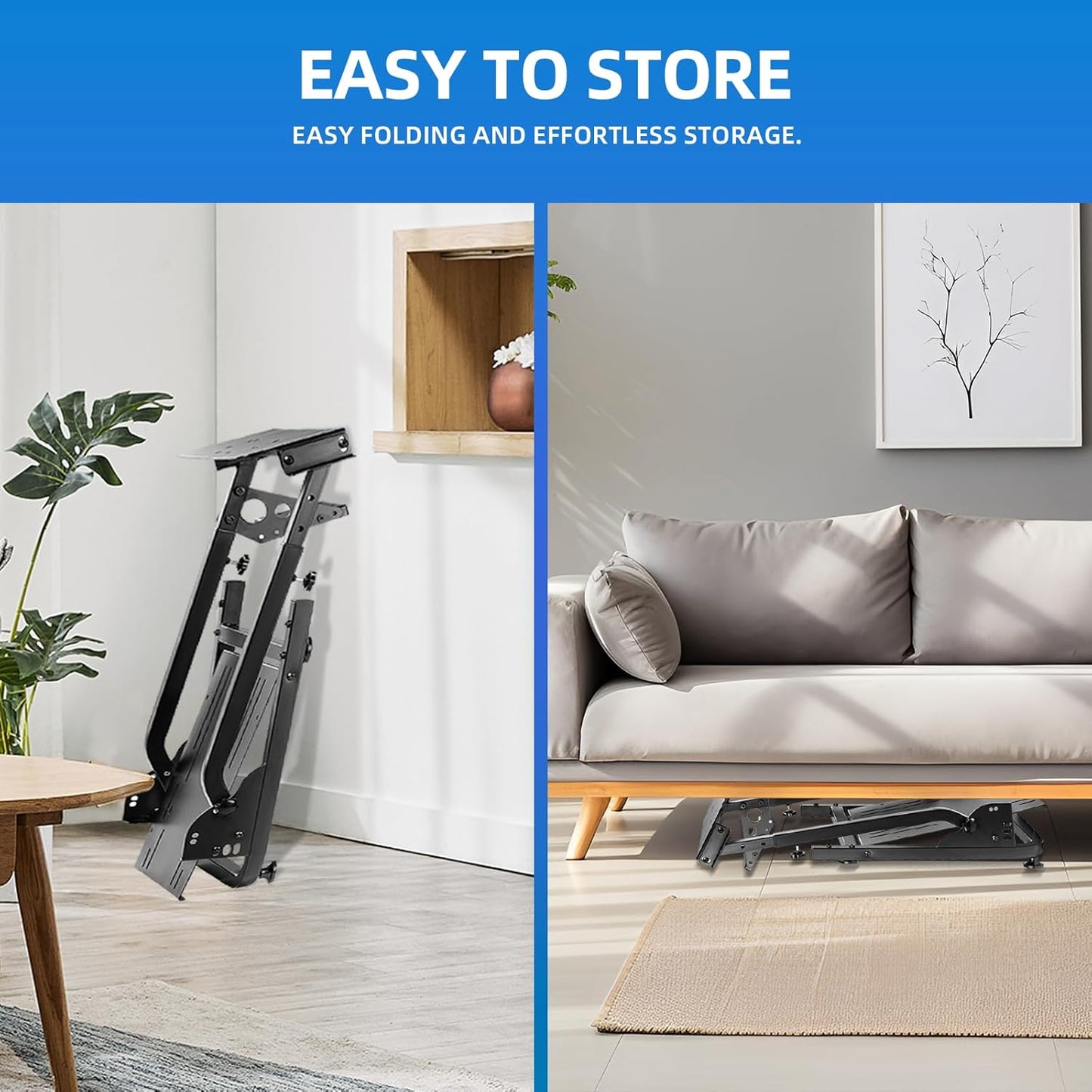 Soporte para volante de carreras Grefinity, simulador de carreras Logitech.