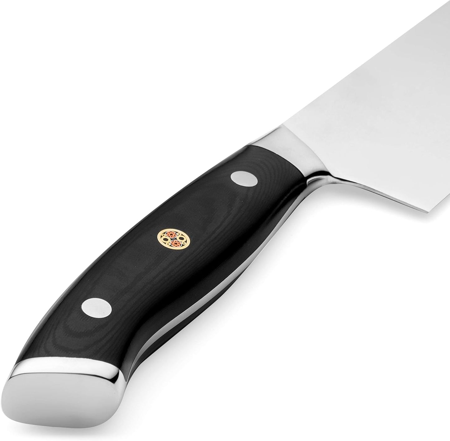 Cuchillo de chef Hudson, 8", acero alemán, mango de micarta.