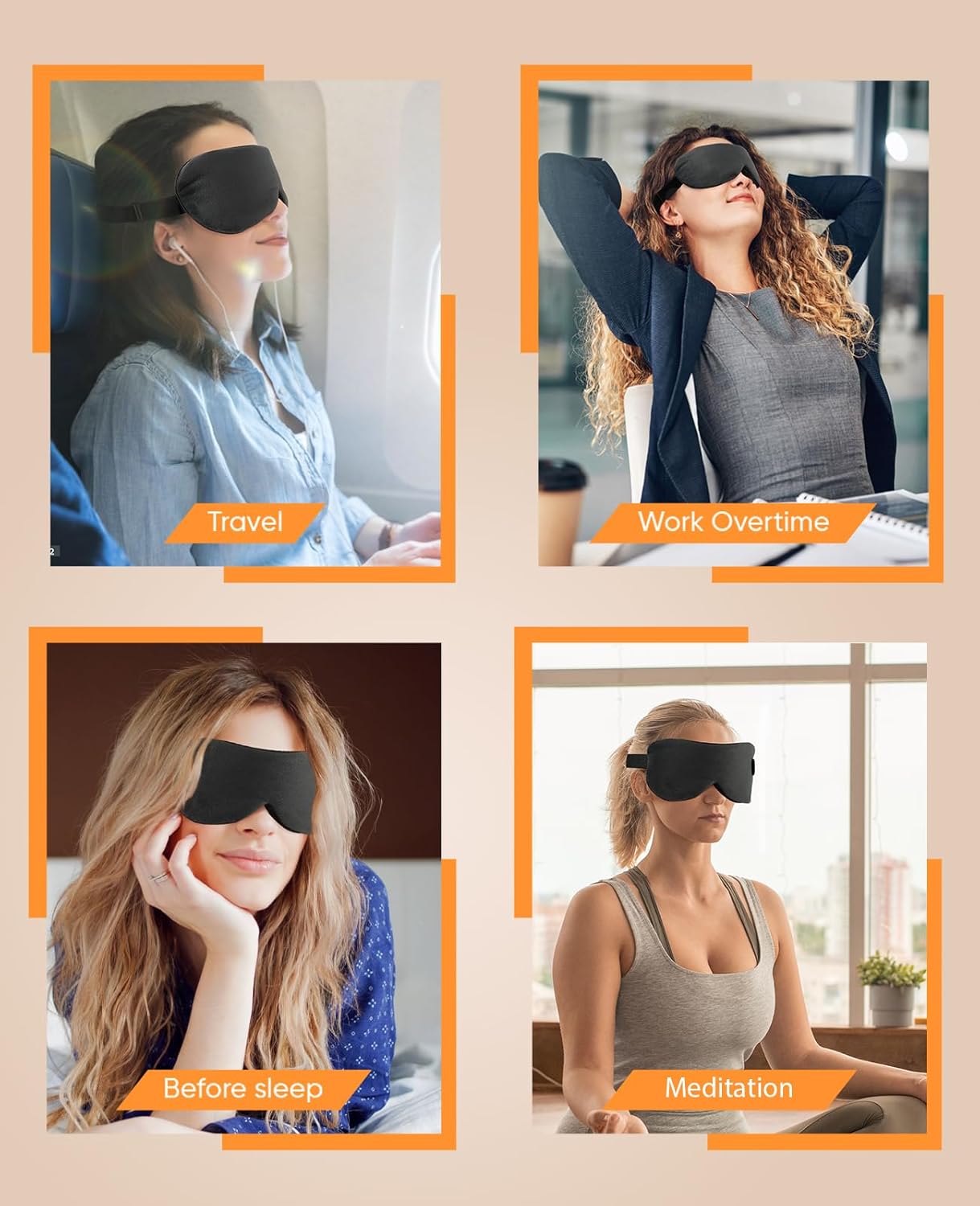 Máscara ocular térmica inalámbrica ojos secos blefaritis