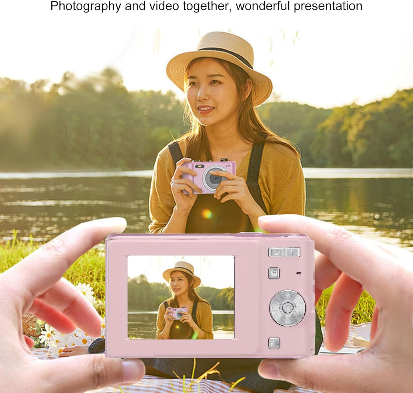 Cámara Digital FHD 1080P, Cámara Digital de Bolsillo.