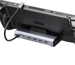 Docking Station, para Steam Deck, 6 en 1, HDMI, Ethernet, 3 USB.