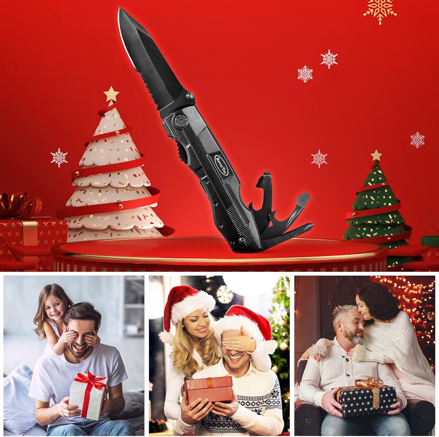 RoverTac, navaja multiuso, para campamento.