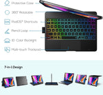Funda con teclado táctil con trackpad para iPad Air, (USADO).