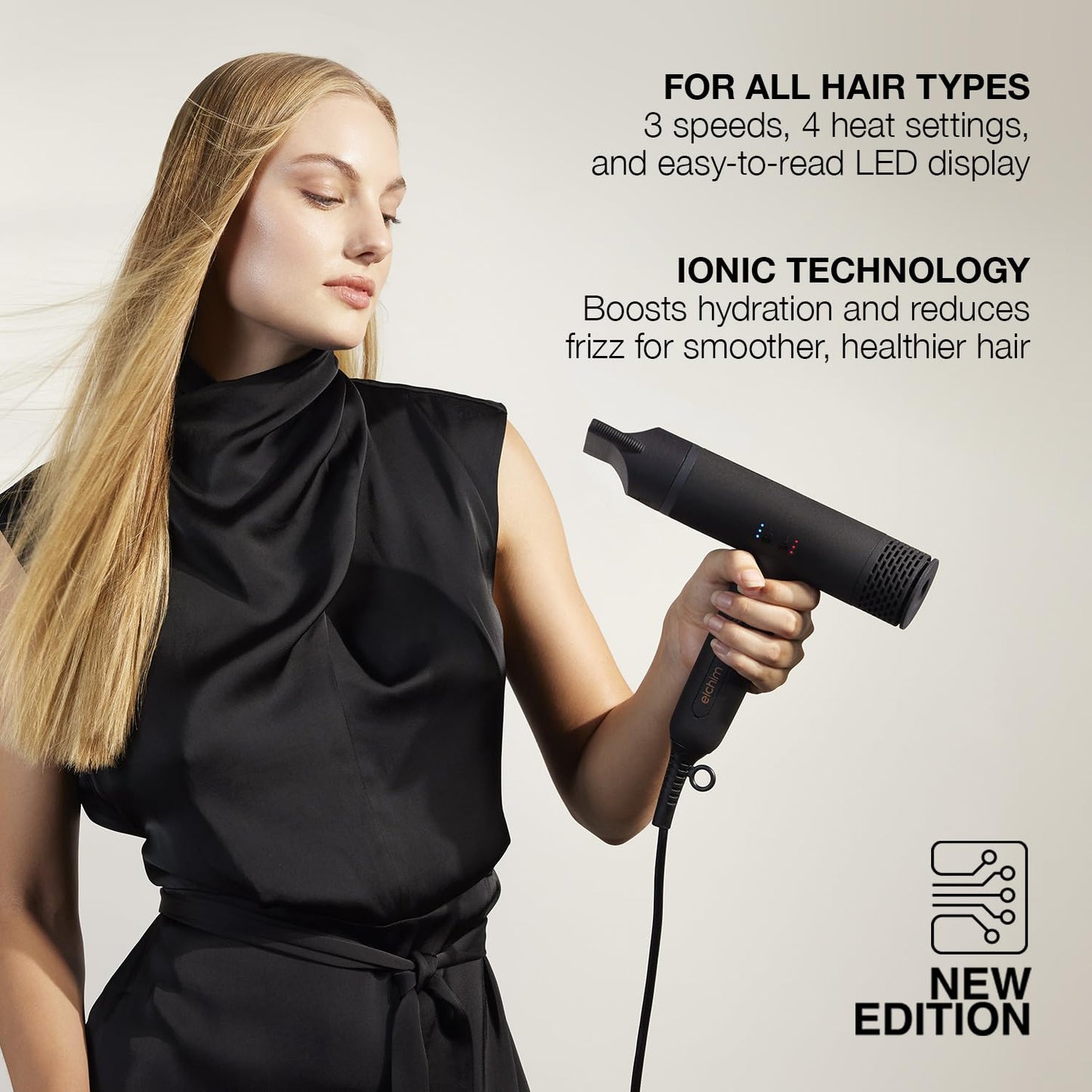 Secador de pelo Anemos Motor digital ultra ligero Elchim