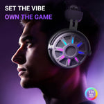 Audífonos Gamer FIFINE H19WP 7.1 RGB USB Con Micrófono