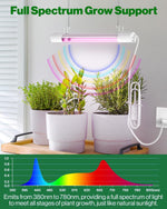 Luz LED de crecimiento, 1 pie, para plantas de interior, enlazable.