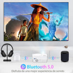 Mini Proyector WiFi Bluetooth Full HD Compatible 4K