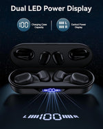 Auriculares Bluetooth 5.3, diseño abierto de gancho, (USADO).