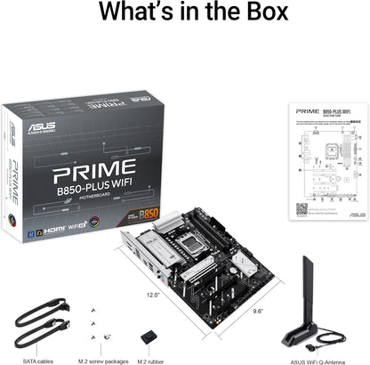 Tarjeta Madre ASUS Prime B850-PLUS, PCIe 5.0, LAN de 2.5Gb.