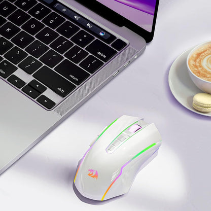 Mouse Inalámbrico Para Juegos Con Retroiluminación RGB.