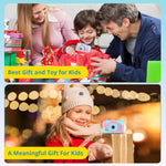 Cámara de fotos para niños con pantalla y tarjeta SD