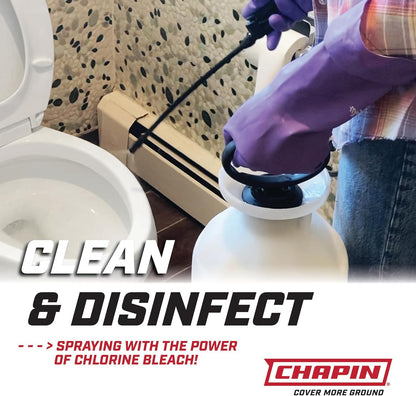 Chapin 43-706 Industrial Poly Bleach Sprayer 1-GAL.