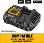 Cargador de 6 amperios, DEWALT DCB1106, formato LED 1 y 2.
