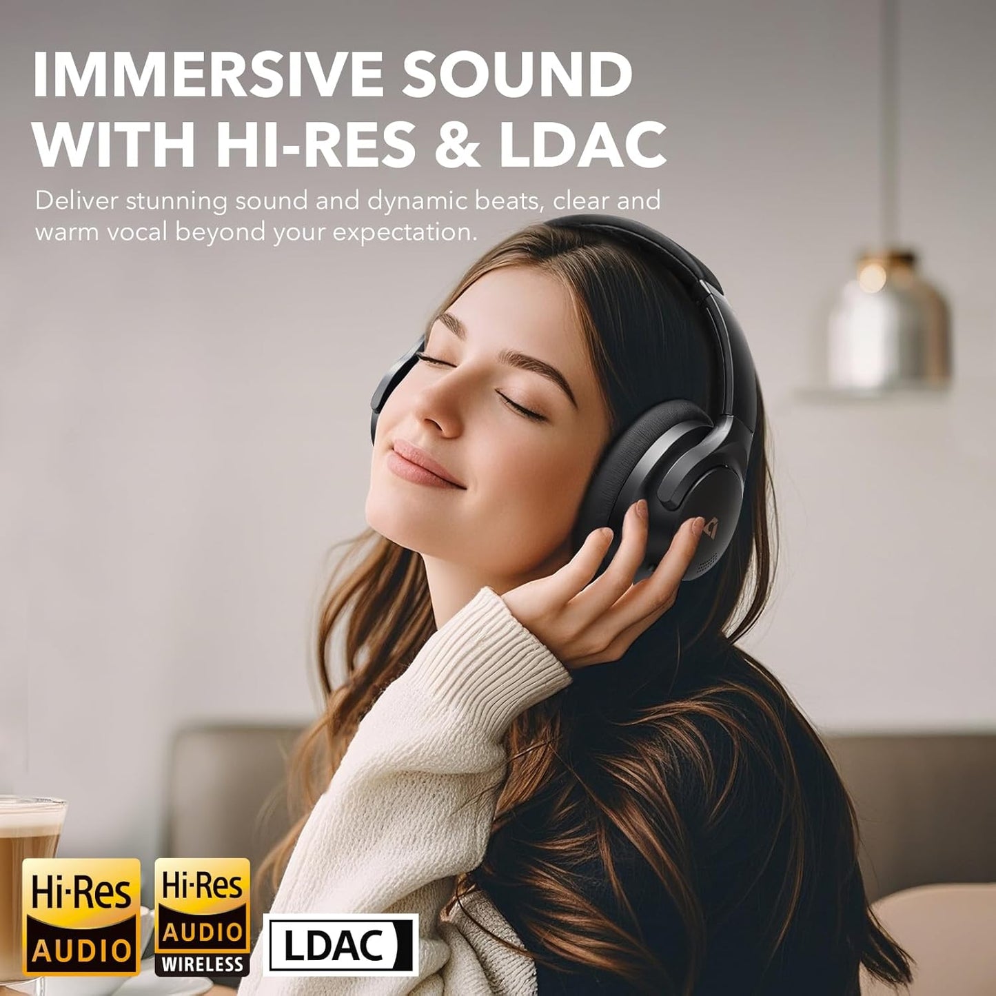 Auriculares Bluetooth inalámbricos con reducción de ruido, 1Mii.