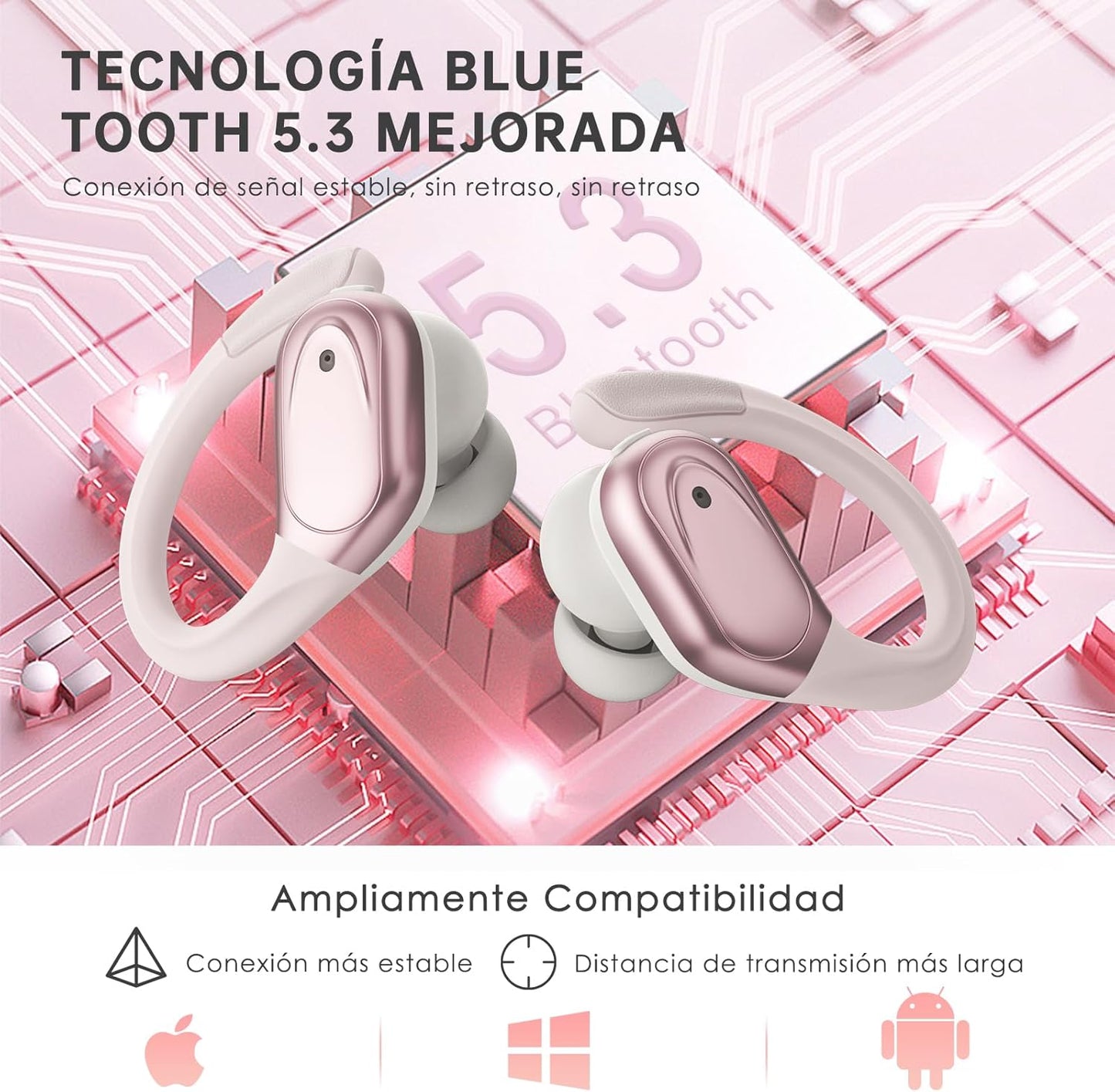 REDDRAGON Audifonos Inalambricos Bluetooth 5.3.(USADOS)