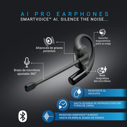 Audífonos Emerson NoiseZero Bluetooth Open Ear IPX4 (USADO)