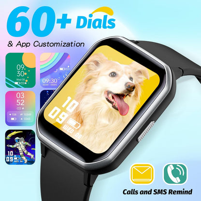 YOUSOKU - Reloj inteligente para niños y niñas, rastreador de fitness.