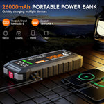 Arrancador Runsea 5000A Para Batería Auto 12V