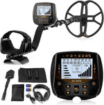 Detector de metales Hazlewolke GC-1073, 13"- 8 tipos de metales
