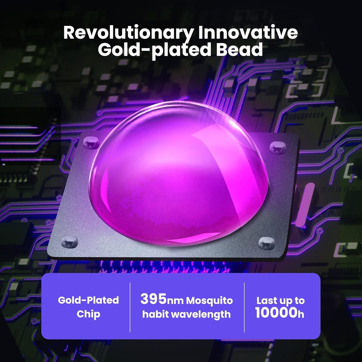 Trampa para interiores, mosquitos e insectos pequeños, 2 pack.