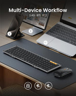 ProtoArc - Teclado y ratón plegables XKM01 Negro-Gris (USADO)