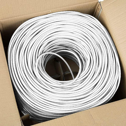 Cable Ethernet LAN de red Cat6 (UTP), 23 AWG, CMR.