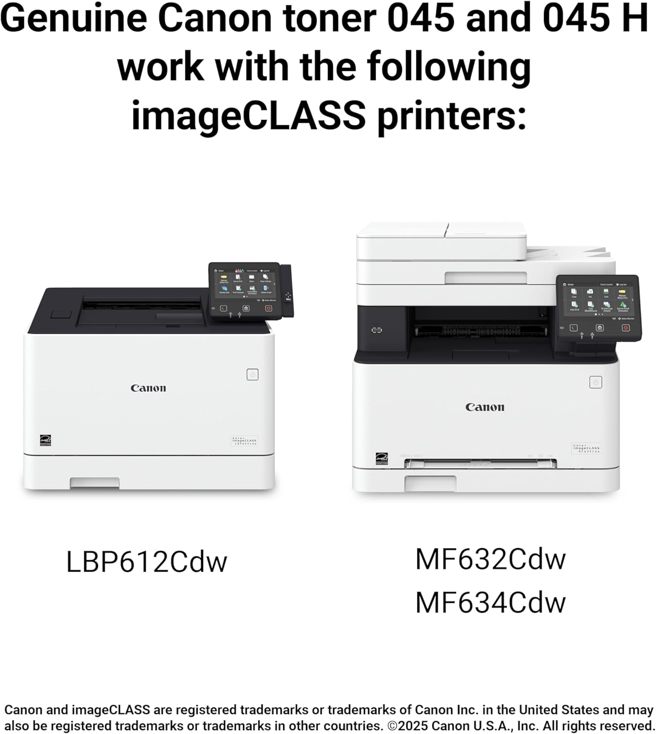 Canon cartucho de tóner 045 original, color Magenta.