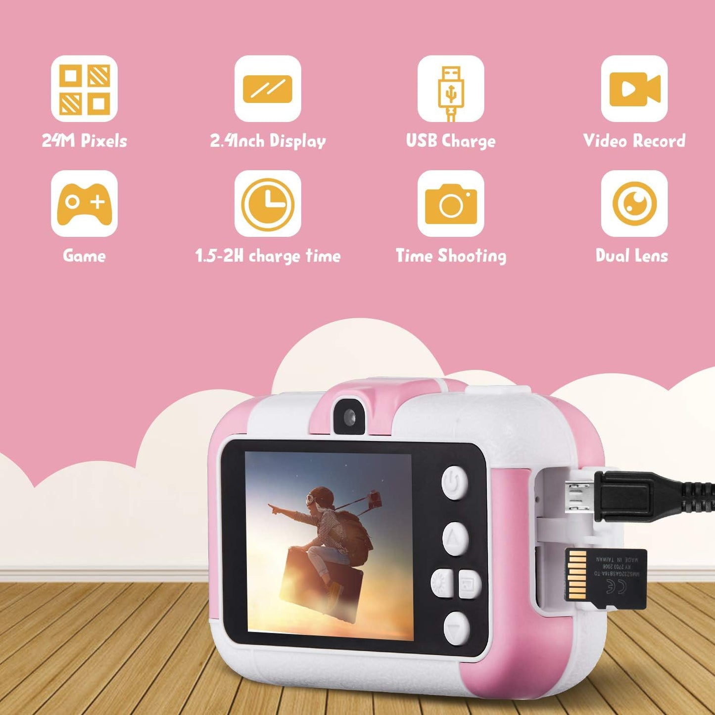 Cámara digital para niños SUZIYO 1080P