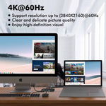 Interruptor KVM HDMI 4K@60Hz KVM para 2 ordenadores,TCNEWCL