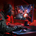 Mouse inalámbrico para juegos, Redragon M901P-KS, botones laterales