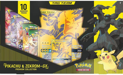 Pokemon Juego de Cartas Coleccionables Pikachu and Zekrom-GX Premium Collection.