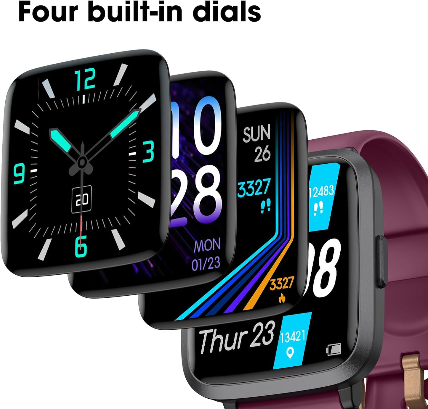 Reloj inteligente EURANS de 41 mm, podómetro, actividad física.