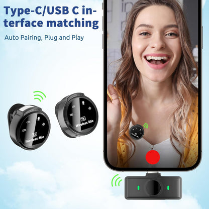 Micrófono de solapa inalámbrico J6 Plug & Play para iOS.
