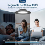 Luces empotrables Amico 24 Pack 5/6", 5CCT borde deflector negro.