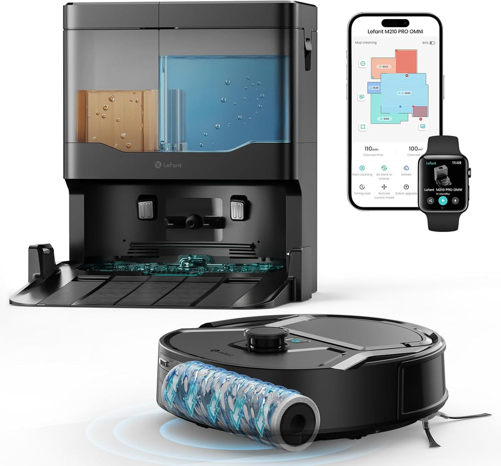 Robot Aspirador con mopa LeFant M210- Pro, Limpieza personalizada