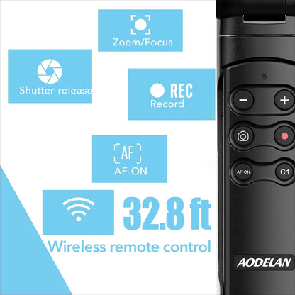 Trípode AODELAN Control Remoto Sony Vlogging Grip