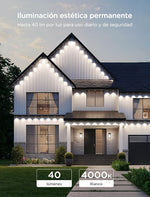 Luces permanentes para exteriores Govee H705D, RGBIC, IP67