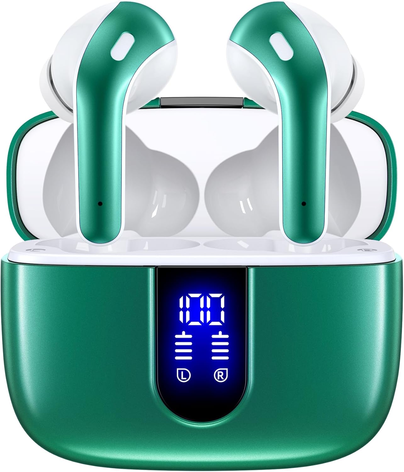 Tagry - Auriculares Inalámbricos Con Bluetooth 60 Horas verde