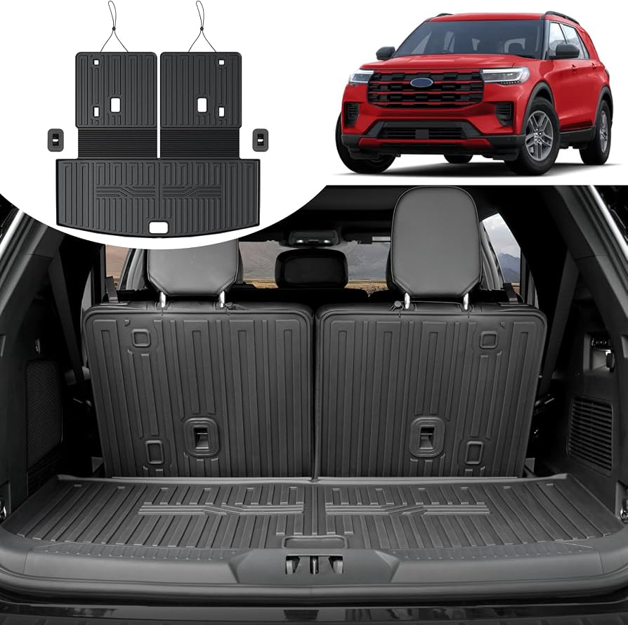 Tapete de cajuela TPE Thinzyou para Ford Explorer 2020-2026 6 asientos — vista 5