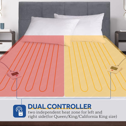 Cubrecolchón Eléctrico King Sealy Impermeable Acolchado