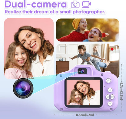 Cámara digital para niños color morado