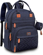BabbleRoo - Mochila para pañales para bebé, multifuncional.