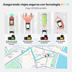 Dashcam para Auto Delantera y Trasera, BOTSLAB 4K+2K, (SIN CAJA).