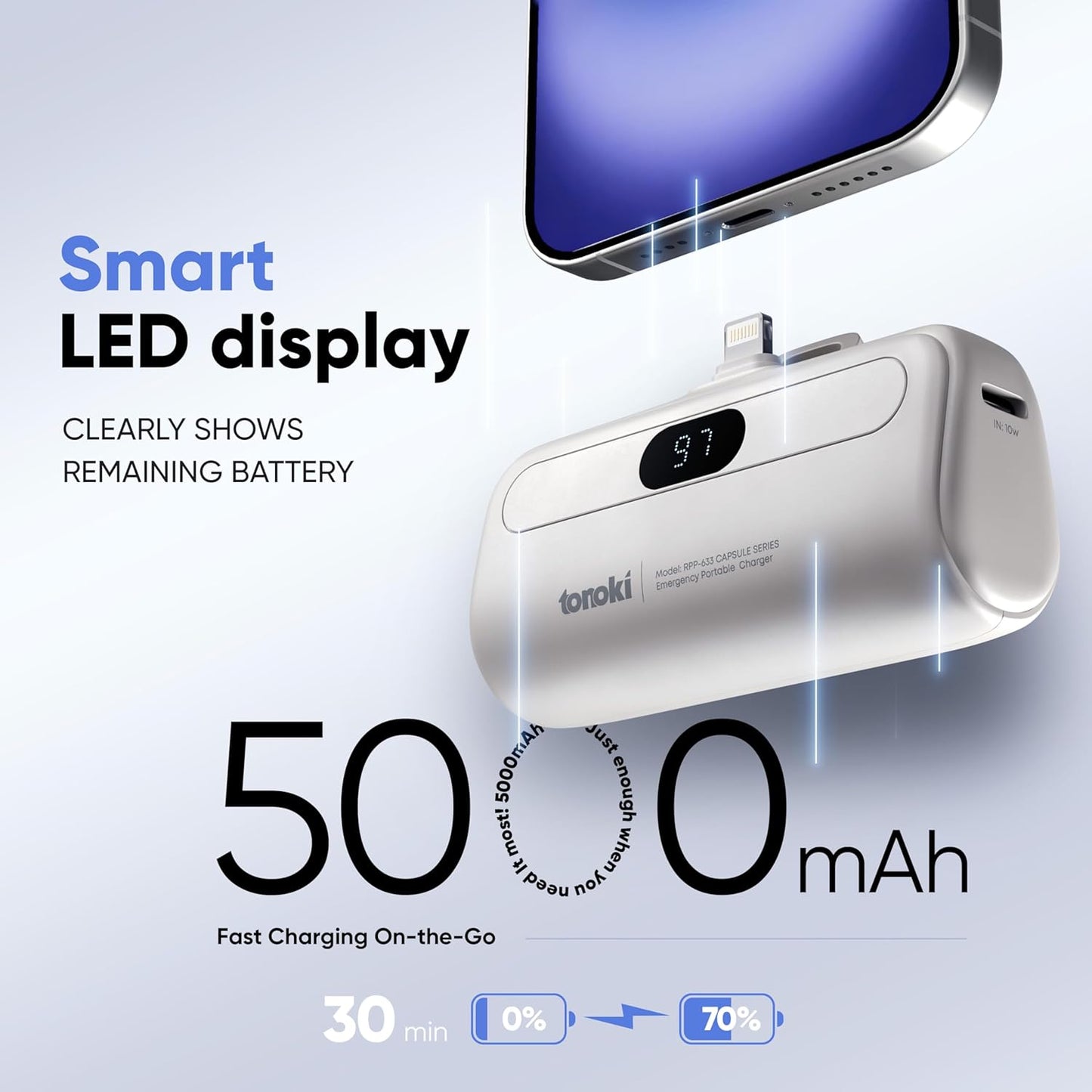 Cargador portátil para iPhone Tonoki (USADO)