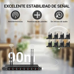Set de Micrófonos Inalámbricos Tonor TW388, UHF 8 X 12 (USADO)